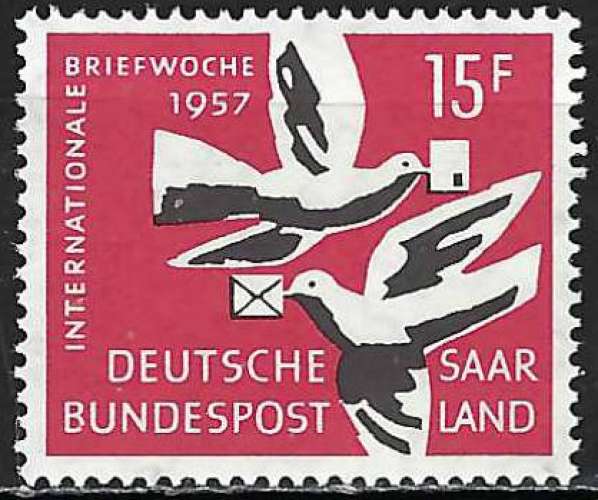 Sarre - 1957 - Y & T n° 390 - MNH