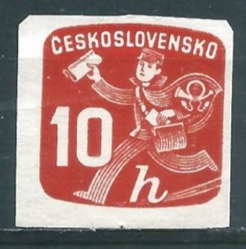 Tchécoslovaquie - Journaux - Y&T 0027 (o) - Facteur -