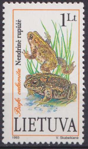 Lituanie 1993 Y&T 475 neuf ** - Crapaud 