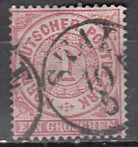 Allemagne du Nord 1869  Y&T  15  oblitéré