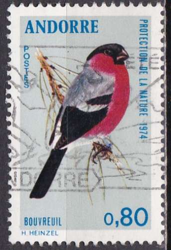 ANDORRE N° 241 de 1974 oblitéré