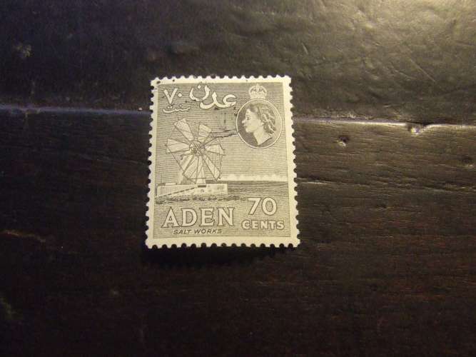 ADEN 1953 VEDUTE 70 c USATO