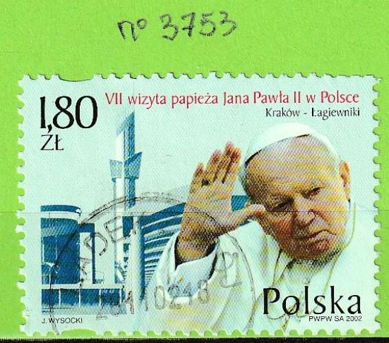 POLOGNE YT N°3753 OBLIT