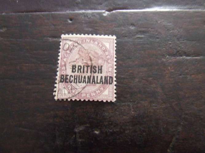BECHUANALAND 1891 VITTORIA 1 p USATO