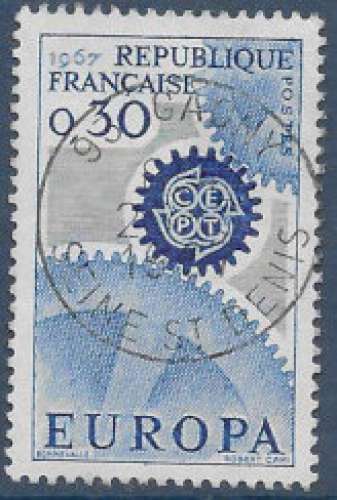 FRANCE 1967 : yt 1521 Oblitéré/Used # Europa