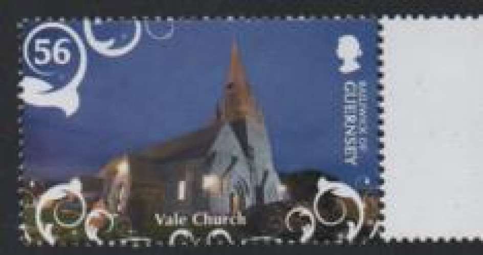 Noël: église de Vale, de nuit (2009) - YT 1292 **