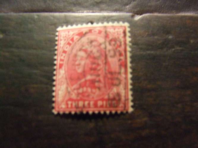 INDIA 1899 VITTORIA 3 p USATO