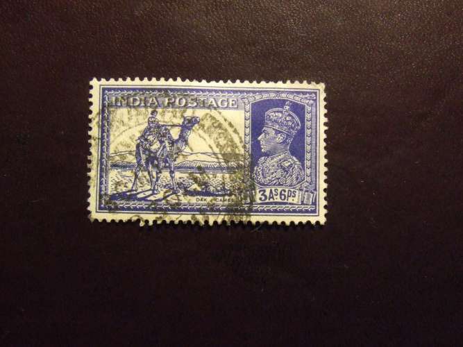 INDIA 1937 GIORGIO VI 3 a 6 p USATO