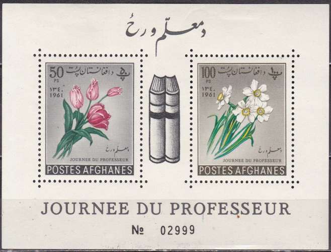 AFGHANISTAN  Bloc feuillet N° 16 de 1961 neuf 