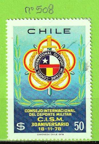 CHILI YT N°508 OBLIT