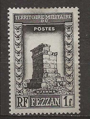 FEZZAN COLONIE     ANNEE 1949 Y.T N°43 NEUF*  