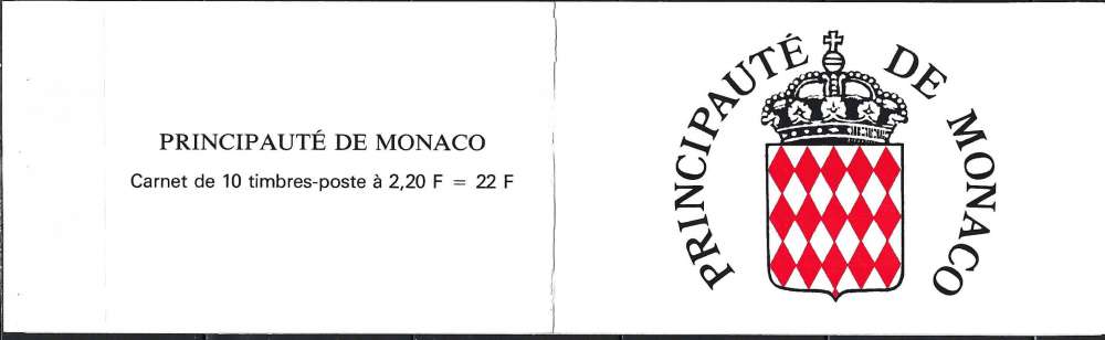 Monaco - 1989 - Y & T n° 4 Carnet - MNH (plié)
