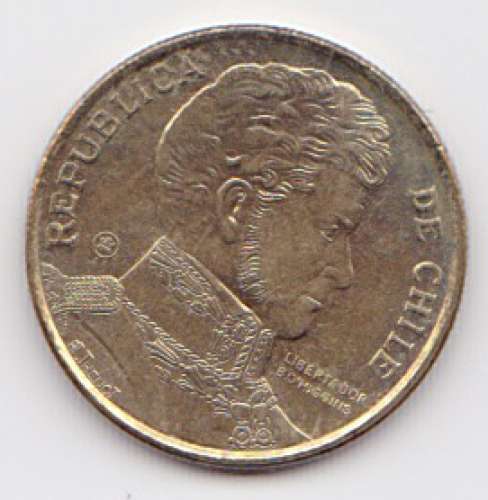 Pièce 10 Pesos Chili 2007