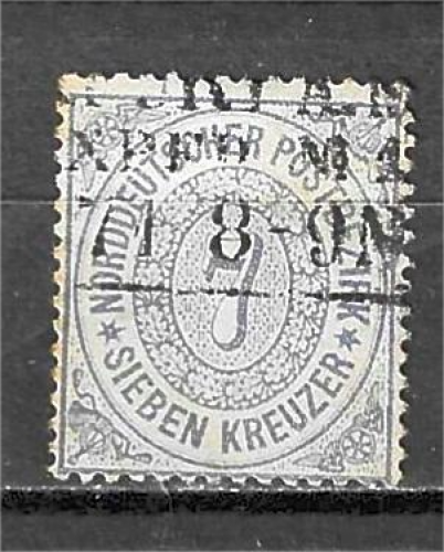 ALLEMAGNE CONFEDERATION ALLEMAGNE DU NORD YT 21