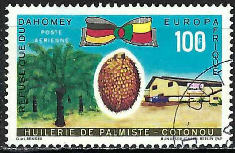 Dahomey - 1969 - Y & T n° 109 Poste aérienne - O.