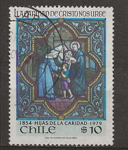  CHILI  ANNEE  1980 Y.T N°545 OBLI