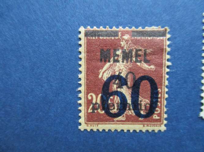 Memel y & t 41 * 1921