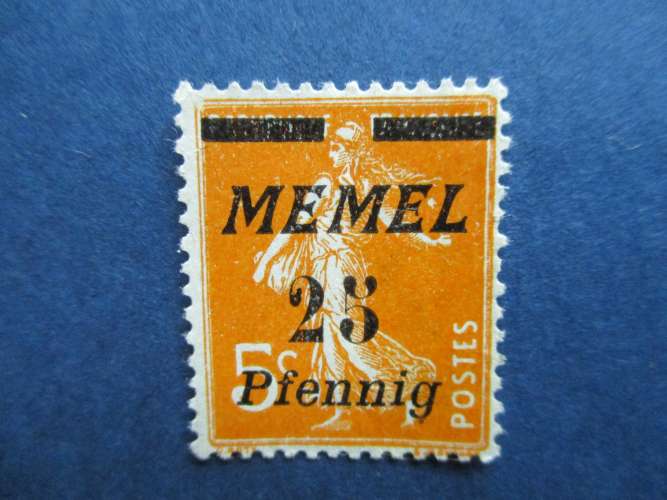 Memel y & t 51 * 1922
