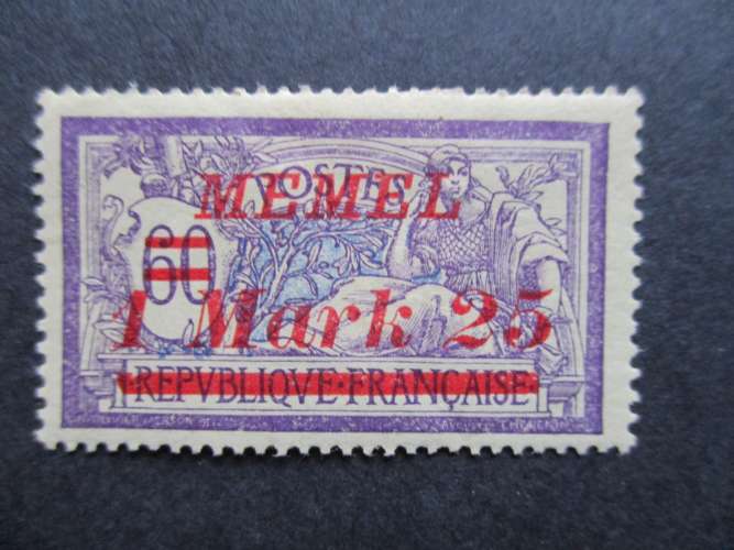 Memel y & t 58 * 1922