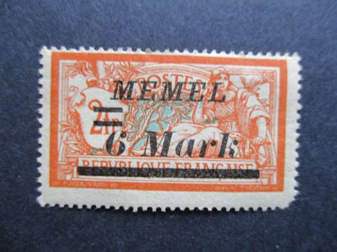 Memel y & t 63 * 1922
