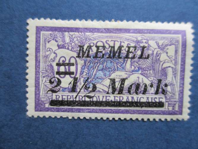 Memel y & t 71 * 1922