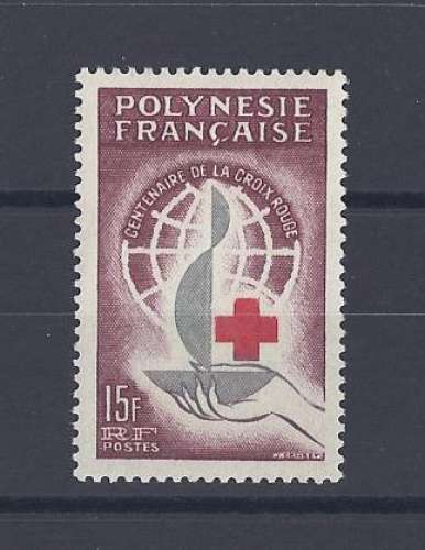 POLYNESIE.   YT   n° 24    neuf **    1963