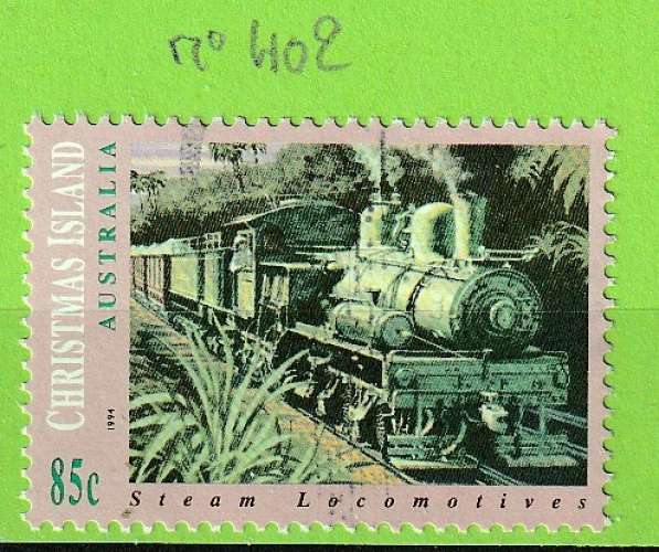 ILE CHRISTMAS YT N°402 OBLIT