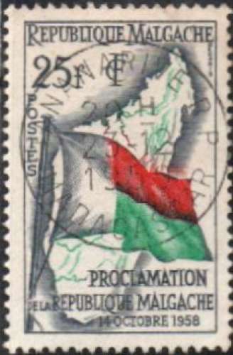 Proclamation de la République (1959) - YT 339 °