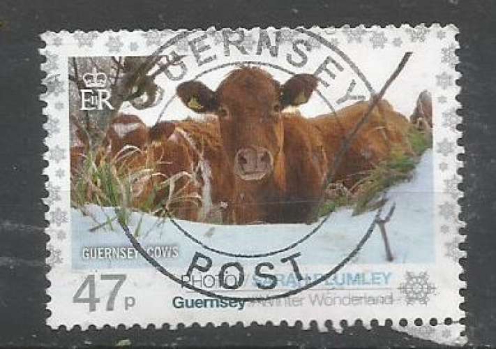 Guernesey 2011 - YT n° 1368 - Vaches - cote 1,70