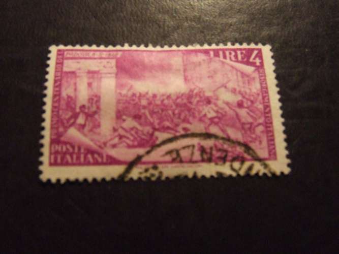 ITALIA 1948 RISORGIMENTO 4 l USATO