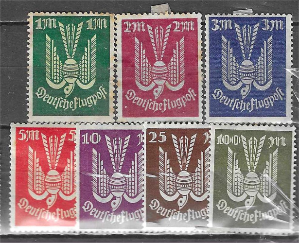 ALLEMAGNE EMPIRE poste aérienne YT 8/14 *