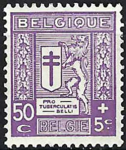 Belgique - 1926-27 - Y & T n° 242 - MH