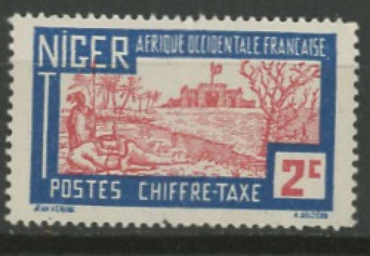 NIGER neuf * N° 9  trace de charnière  TAXE
