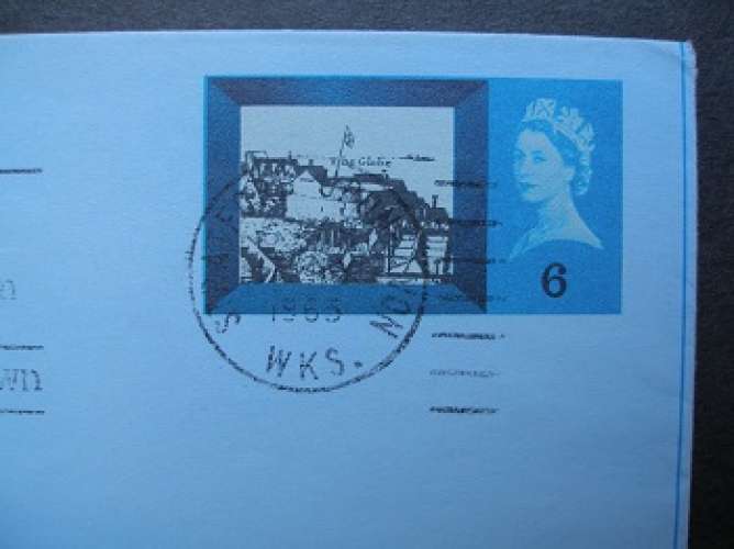Royaume Uni 1965 - Aérogramme Reine Elisabeth II  - Oblitéré 