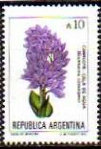 Fleur : jacinte d'eau (eichhornia crassipes) (1989) - YT 1687 **