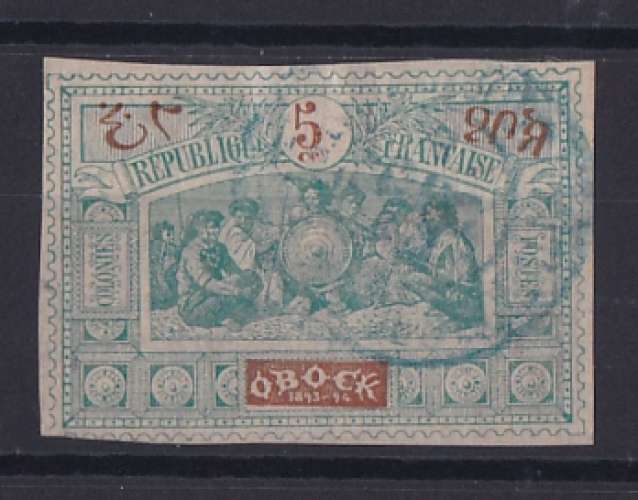 OBOCK   Y/T   n° 50   oblitéré   1894