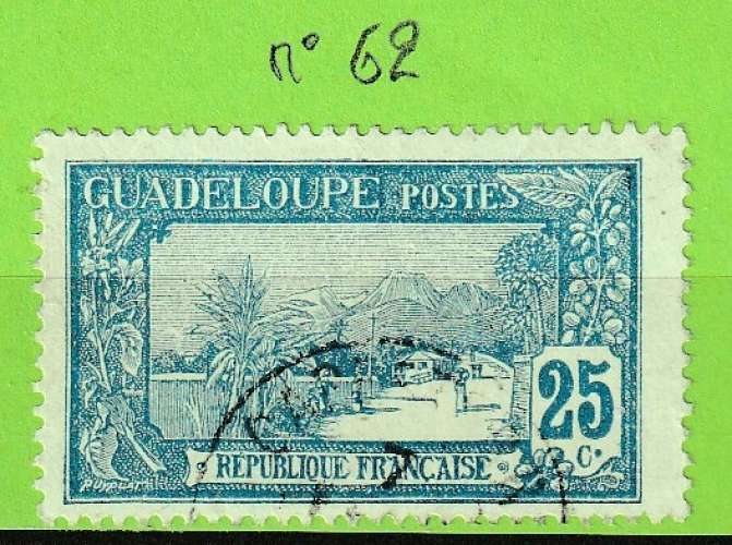 GUADELOUPE YT N°62 OBLIT