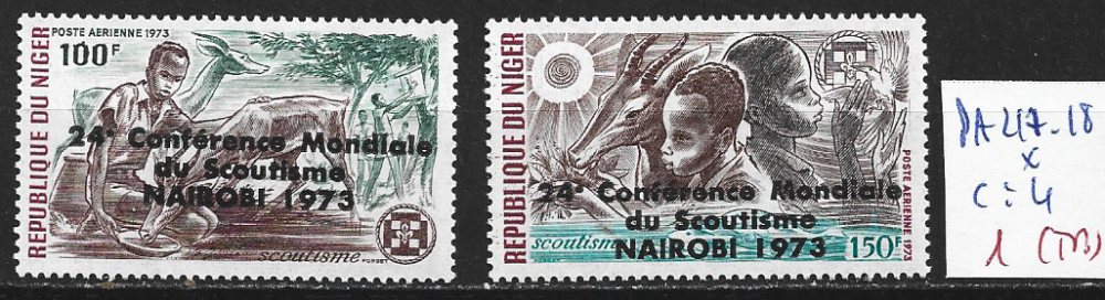 NIGER PA 217-218 * côte 4 € 