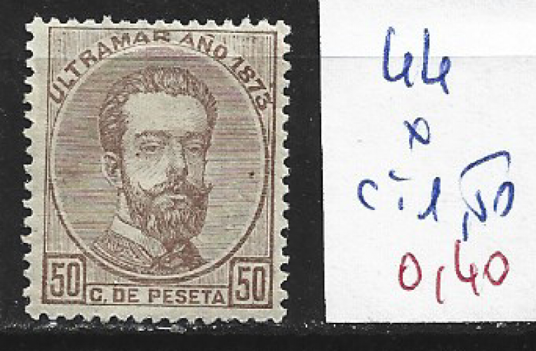 ANTILLES ESPAGNOLES 44 * côte 1.50 € 