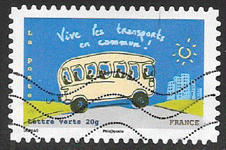 France - YT adhésif 973 obl  - Environnement (2014)