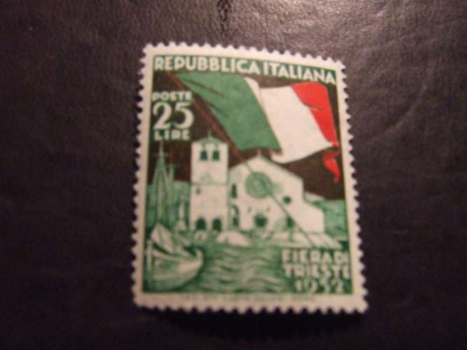 ITALIA 1952 TRIESTE 25 l NUOVO *