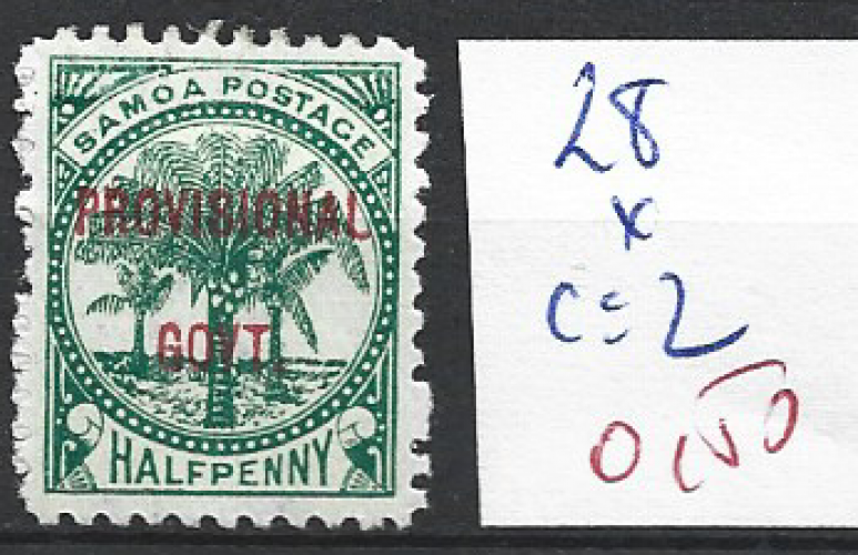 SAMOA 28 * côte 2 €