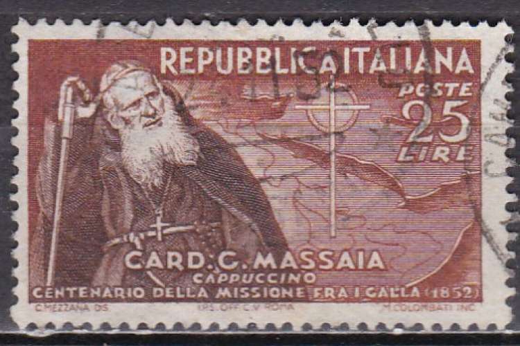 ITALIE N° 640 de 1952 oblitéré  