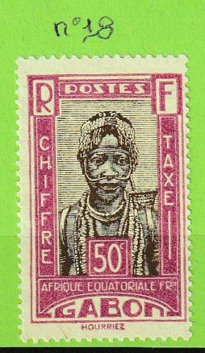 GABON YT TAXE N°18 NSG