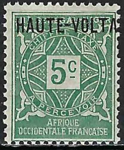 Haute-Volta - 1920 - Y & T n° 1 Timbres-taxe - MH