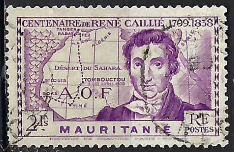Mauritanie - 1939 - Y & T n° 96 - O.
