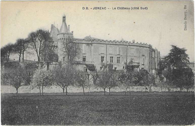 CPA - CHARENTE-MARITIME - JONZAC, Le Château (Côté Sud)