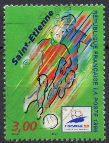 1996 - YT N° 3012 - France 98 - Cachet rond 
