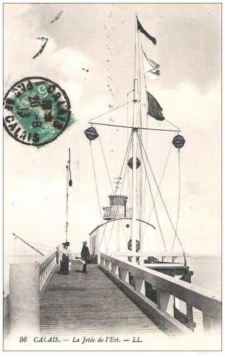 62 - Calais - la jeté de l'est