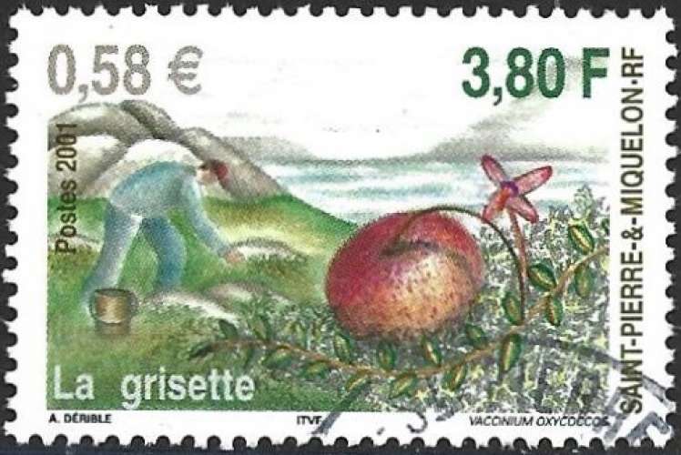 S.P.M - 2001 - Y&T 740 (o) - Cancelled - used 